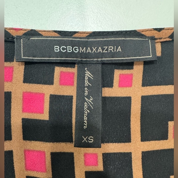 BCBGMaxAzria Surplice Blouse Long Sleeve Wrap Blouse Size XS NWOT - Picture 7 of 9